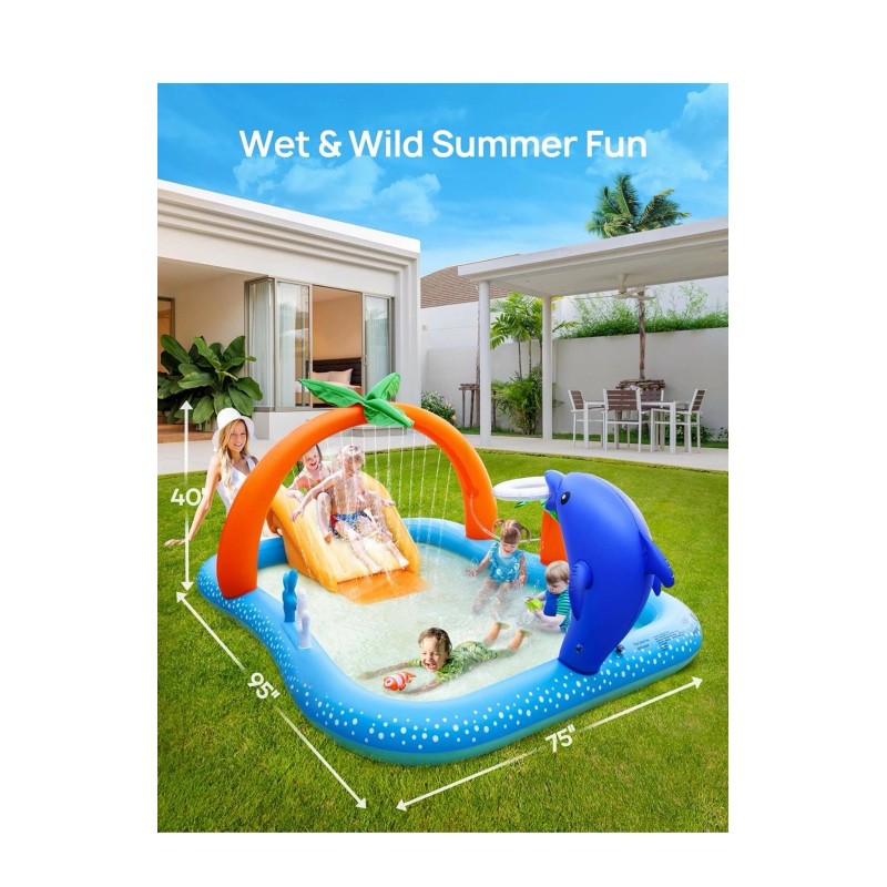 EvaJoy Inflatable Swimming Pool