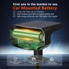 JEJOT Solar Spot Lights Outdoor Waterproof IP65,4 Pack,2CCT(3000K/6500K),4 Lighting Modes
