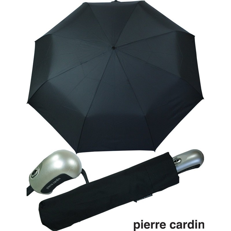 Pierre Cardin - Umbrella XL Black, Automatic Open/Close, 33 cm,