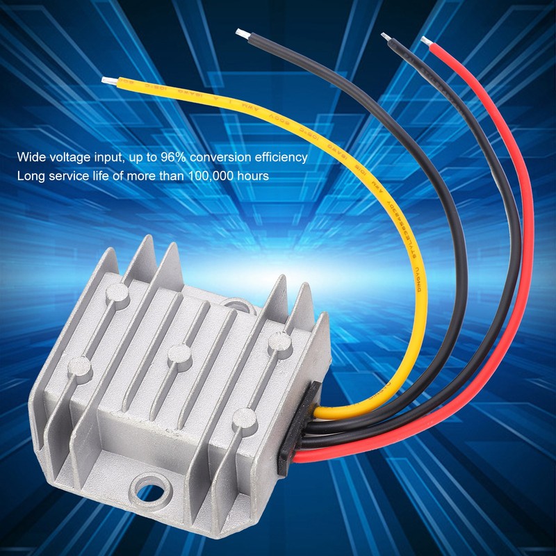 DC Power Converter 24V to 12V Adapter 10A Switching Power