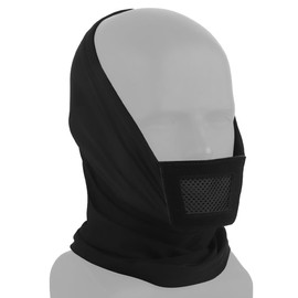 Half Balaclava Mask with Steel Mesh, Stretchy Fabric, Drawstring. 800FPS Mouth Protection Shape-adjustable Mesh with Gasket, Breathable Portable Tactical Mask for Airsoft/Outdoor/Duty(Face Warrior-OD)