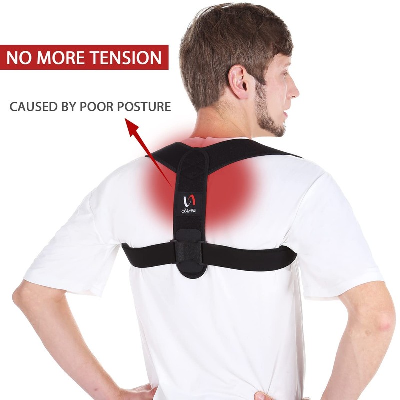 Schiara Posture Corrector for Men and Women, Comfortable Upper and