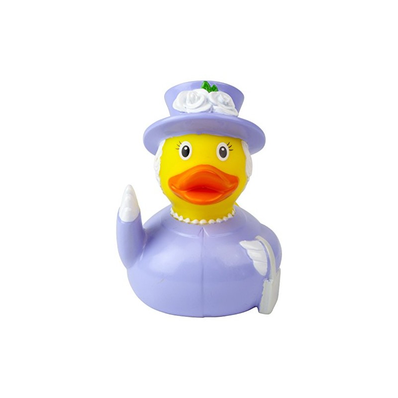 Lilalu Queen Elizabeth Duck British Royal Family Rubber Duck