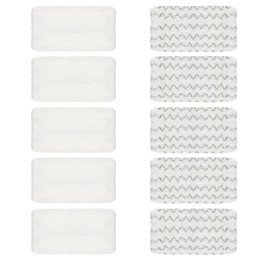 10 Pack Steam Mop Pads Compatible for Bissell Symphony 1252 1543A 1132A 1530 Vacuum and Steam Mop, Bissell 2747A Replacement Pads, Bissel Symphony Pet Mop Pads, Microfiber Washable & Reusable