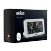 Braun Digital Alarm Clock with Date, Month and Temperature Displayed,