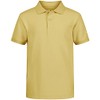 Nautica Boys' School Uniform Short Sleeve Pique Polo, Light Yellow,