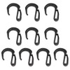 Plastic S Hook Clips Elastic Rope Bungee Cord Hooks for
