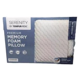 Tempur-Pedic SERENITY MEMORY FOAM PILLOW BY TEMPUR- PEDIC. STANDARD/QUEEN 24” X 16”