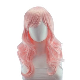 Epic Cosplay Hestia Fusion Vanilla Pink Curly Wig 22 Inches (08FVP)