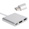 USB C Adpater 3.1 3 in 1 Hub Converter Dock