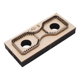 Leather Die Cutter High Carbon Steel Wooden Base Easy to Use Leather Cutting Die Strip for Scrapbook DIY