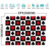 Poker Casino Themed Backdrop 5x3ft