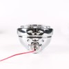DAONUE 2 PCS 4.5inch Motorcycle Fog Passing Light Chrome 4