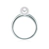 Valero Pearls Women's Ring 925 Sterling Silver Freshwater Cultured Pearls