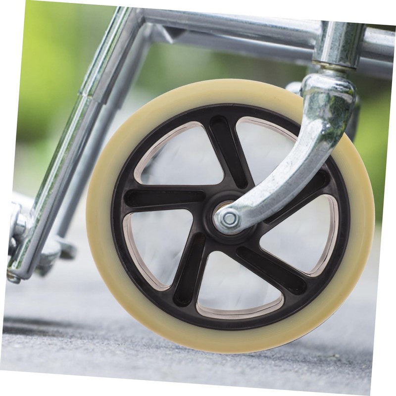 OHPHCALL 2pcs Replacement Scooter Wheels 180mm Mute Wheels for Scooters