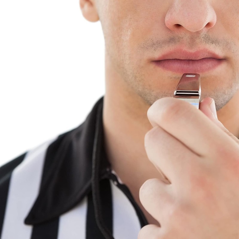 Whistle for Coaches 6 pcs, Stainless Steel Whistles for Teachers