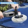 15PCS Car Polisher Pad Bonnets, 5 to 6 Inch Soft