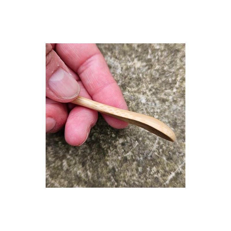 Fat-catz-copy-catz 5X Mini Natural Wooden Cutlery Spoons for Mixing Honey