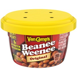 Van Camp's Beanee Weenee Original Flavor Microwavable Cups, 7.25 oz. (Pack of 12)
