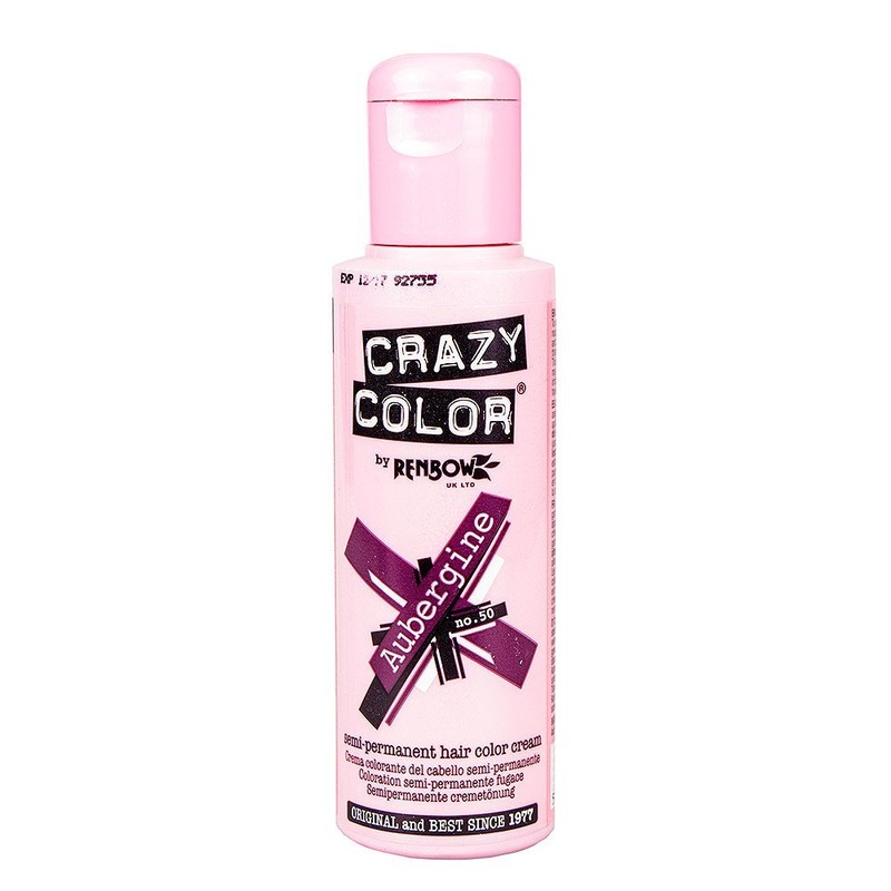 Crazy Color Rainbow Semi-Permanent Hair Colour Dye Cream - 100