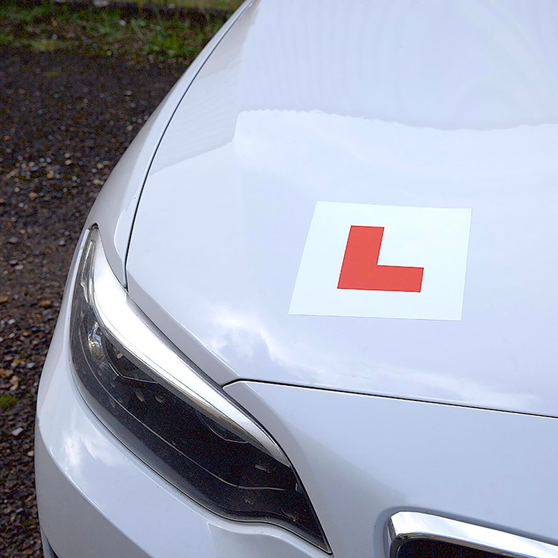 Stephens Learner Plates Red Pack Of 2 L Plate Stickers