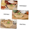 MAGICLULU Household Enamel Bowl Useful Instant Noodle Bowl Vintage Food
