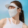 Full-Face Sun Protection Golf Visor Cap EGOLD Cap Cool Face XTJ11/Gray