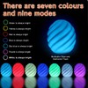 Set of 2 LED Poi Balls Set, 7 Colours and
