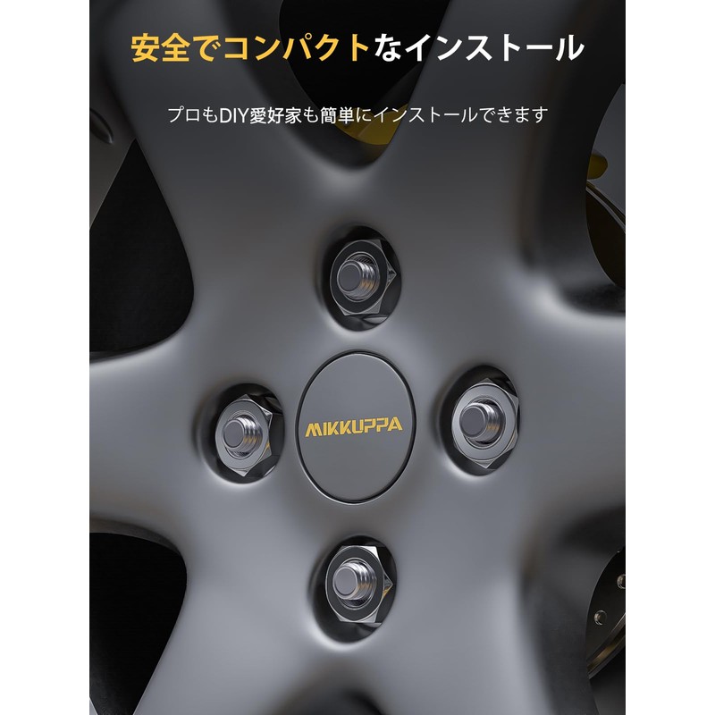 MIKKUPPA Wheel Nut Through Type M12 x P1.25, Suitable for