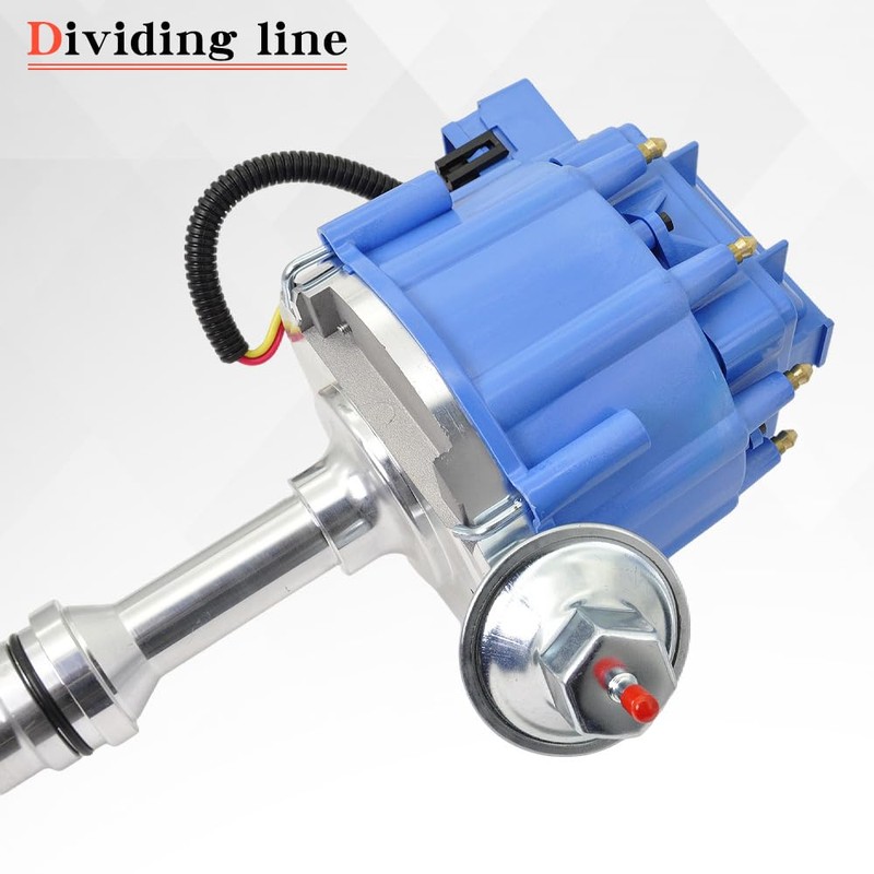 CNPAPC 6512R HEI Distributor with 65k Coil Wiring Set Compatible