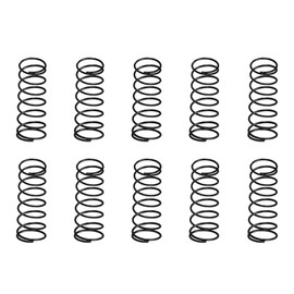 DTGN 1.2x18x50mm(DxODxL) Compression Spring - 20Pack - Good for Machinery - Spring Steel Extension Spring - Black