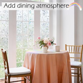 KROMAPOLIS Window Film Privacy, Thermal Window Vinyl Glass Covering Privacy Film for Glass Windows Frosted Stickers Tulip - 30x400cm