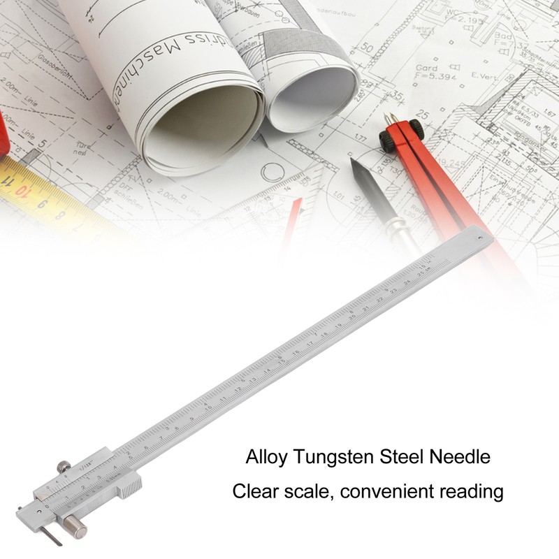Stainless Steel Vernier Caliper Parallel Marking Gauge Caliper Measuring Scribing