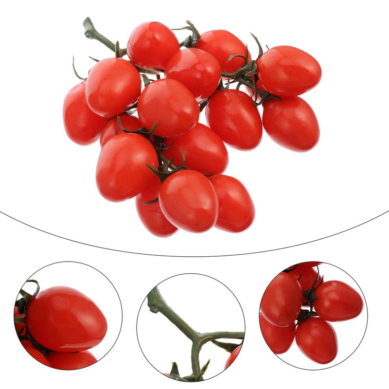 YARNOW 3 pieces Artificial realistic artificial photography props artificial cherry
