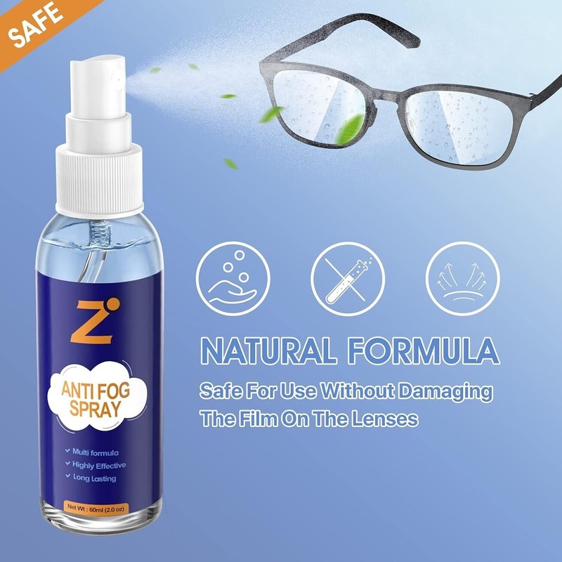 Unbranded Anti-Fog-Spray for Glasses with Non AR Lenses Long-Lasting-S