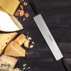 BOLEXINO 15 Inch Double Handle Cheese Knife for Charcuterie, High
