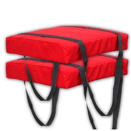 Bradley 2 Pack Type IV Boat Cushion USCG Approved Throwable Flotation Device; Coast Guard Approved Throw Preserver with Foam Cushion; throwable Boat Safety Device Camo