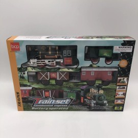 Best Choice Products Kids Classic Electric Railway Train Car Track Play Set Toy