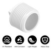 sourcing map 20 Pcs PVC Pipe Male Thread Plug 1"