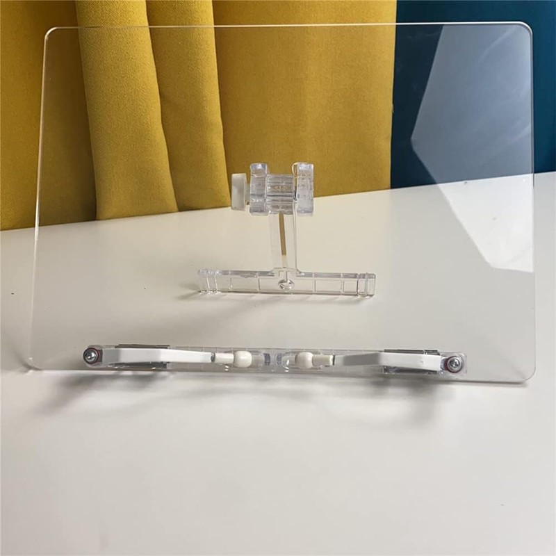 Cozioz Acrylic Laptop Stand - Adjustable Height, Foldable & Portable