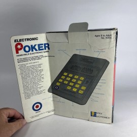 Vintage Large Electronic Poker 1979  Entex Electronic handheld video game  NIB