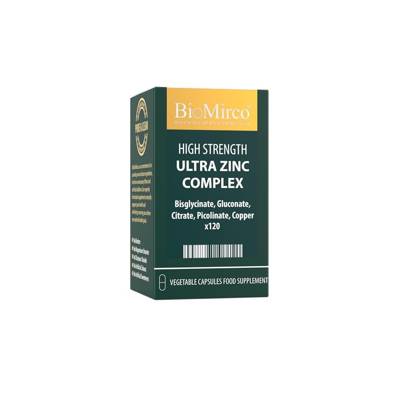 High Strength Ultra Zinc Complex, 120 Premium Capsules, Immune System,