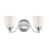 Livex Lighting 13672-05 Somerville 2-Light Bath Light, Chrome, 15.25 x