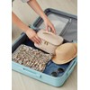 KITENROM Makeup Bag Portable Travel Cosmetic Bag with Brush Holder，Waterproof