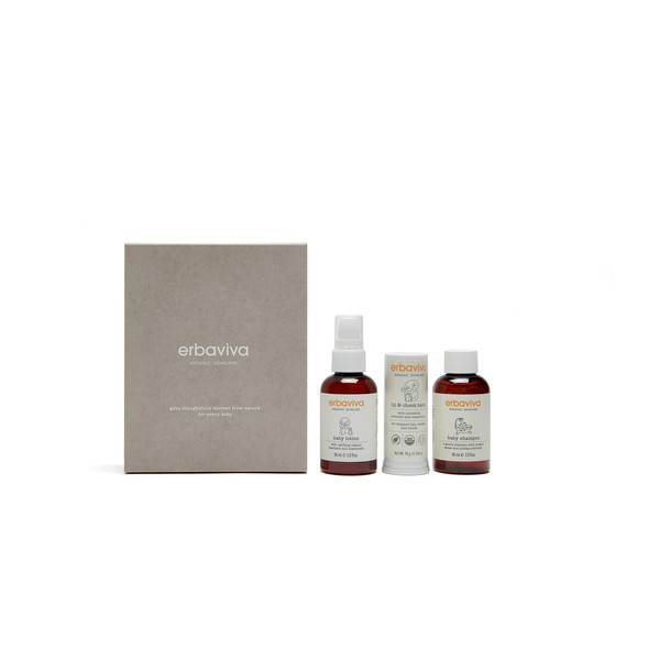 Erbaviva Organic Baby Discovery Kit, 3 Piece Set - Essential