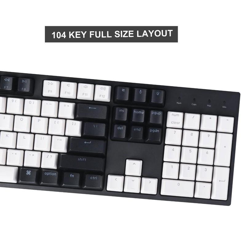 Keychron C2 104 Keys Full Size Wired Mechanical Keyboard for