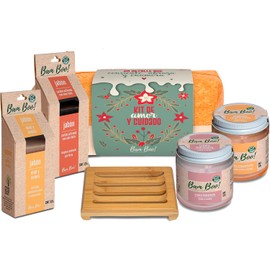 Cosmetiquera Skincare Kit Amor Y Cuidado Regalo Bam Boo! Lifestyle Crema, Exfoliante, Jabones y Jabonera