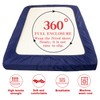 NTBAY Twin Extra-Long Fitted Sheet Only - Brushed Microfiber Deep