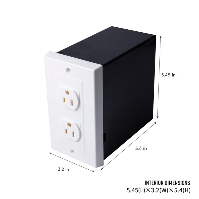 American Outlet Wall Safe Security Secret Hidden Box Covert Hidden