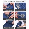 PERMUST Self-inflating sleeping mat, high camping air mattress with integrated